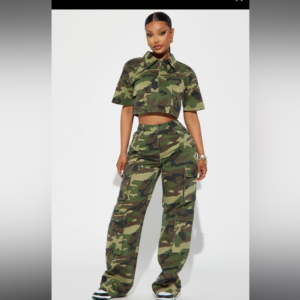 You lost Me Camo Cargo Set